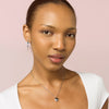 Megan Turqouise Silver Heart Pendant Necklace