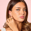 Caro Gold Blue Star Ring