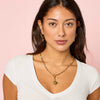 Aleena Gold Crystal Chunky Star Pendant Charm