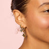 Kiki Gold Rainbow Star Hoop Earrings