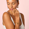 Amina Gold Crystal Heart Ring