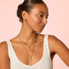Eloise Gold Green Star Necklace