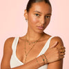 Maia Gold Green Star Bracelet