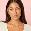Eloise Gold Pink Star Necklace