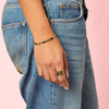 Tanieta Gold Blue Organic Bangle