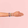 Bijoux De Mimi's Blue & Silver Bracelet Hair Tie Set