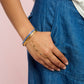 Martha Blue Gold Waterproof Bangle