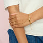 Amelia Rainbow Gold Star Bangle