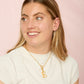 E Minnie Letter Star Necklace Charm