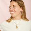 B Minnie Letter Star Necklace Charm