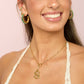 S Minnie Letter Star Necklace Charm