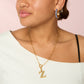 Z Minnie Letter Star Necklace Charm