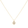 Maddie Gold Crystal Simple Stone Necklace