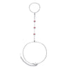 Madeleine Silver Pink Hand Chain