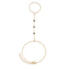 Madeleine Hand Chain Blue & Gold