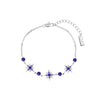 Maia Silver Blue Star Bracelet