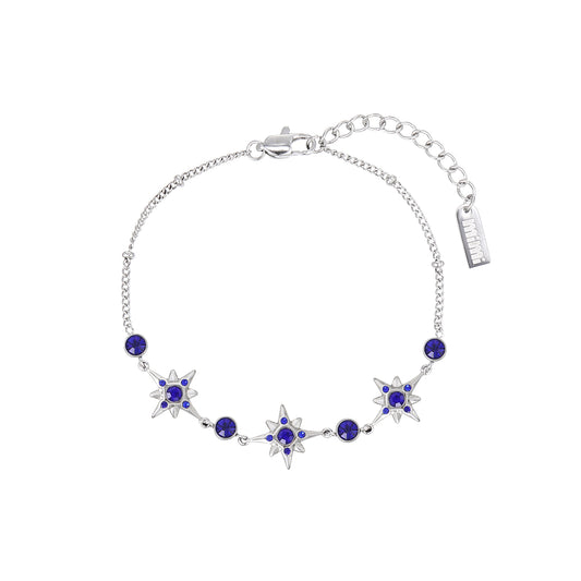 Maia Silver Blue Star Bracelet