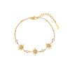 Maia Gold Crystal Star Bracelet