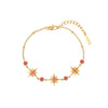 Maia Gold Pink Star Bracelet