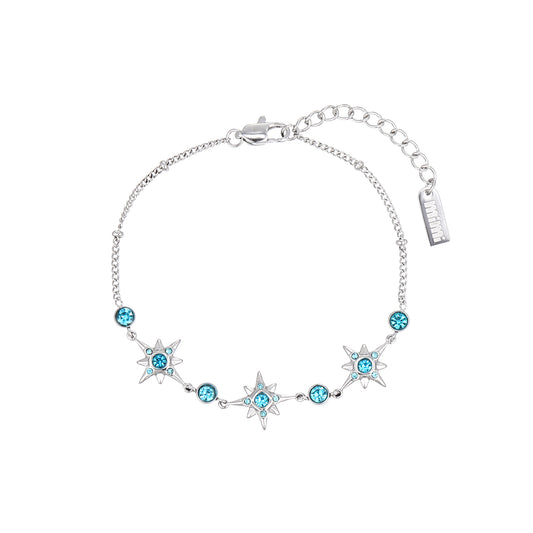 Maia Silver Turquoise Star Bracelet