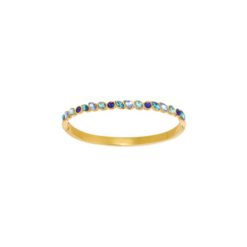 Malin Gold Blue Organic Bangle