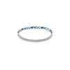 Malin Silver Blue Organic Bangle