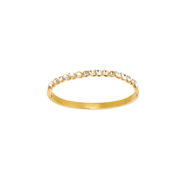 Malin Gold Crystal Organic Bangle