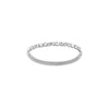 Malin Silver Crystal Organic Bangle