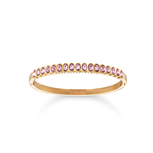 Martha Pink Gold Waterproof Bangle