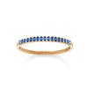 Martha Blue Gold Waterproof Bangle
