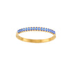 Martha Blue Gold Waterproof Bangle