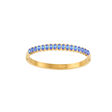 Martha Blue Gold Waterproof Bangle