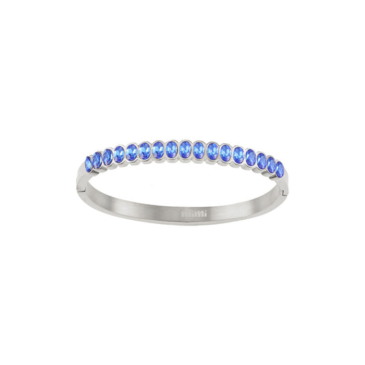 Martha Blue Silver Waterproof Bangle
