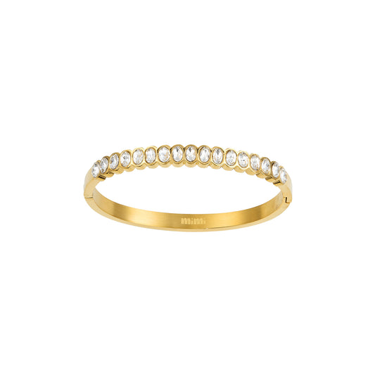 Martha Crystal Gold Waterproof Bangle