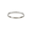 Martha Crystal Silver Waterproof Bangle
