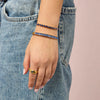 Martha Blue Gold Waterproof Bangle