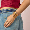 Martha Pink Gold Waterproof Bangle