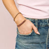 Martha Pink Gold Waterproof Bangle