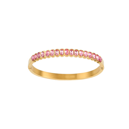 Martha Pink Gold Waterproof Bangle