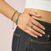 Martha Turqouise Silver Waterproof Bangle