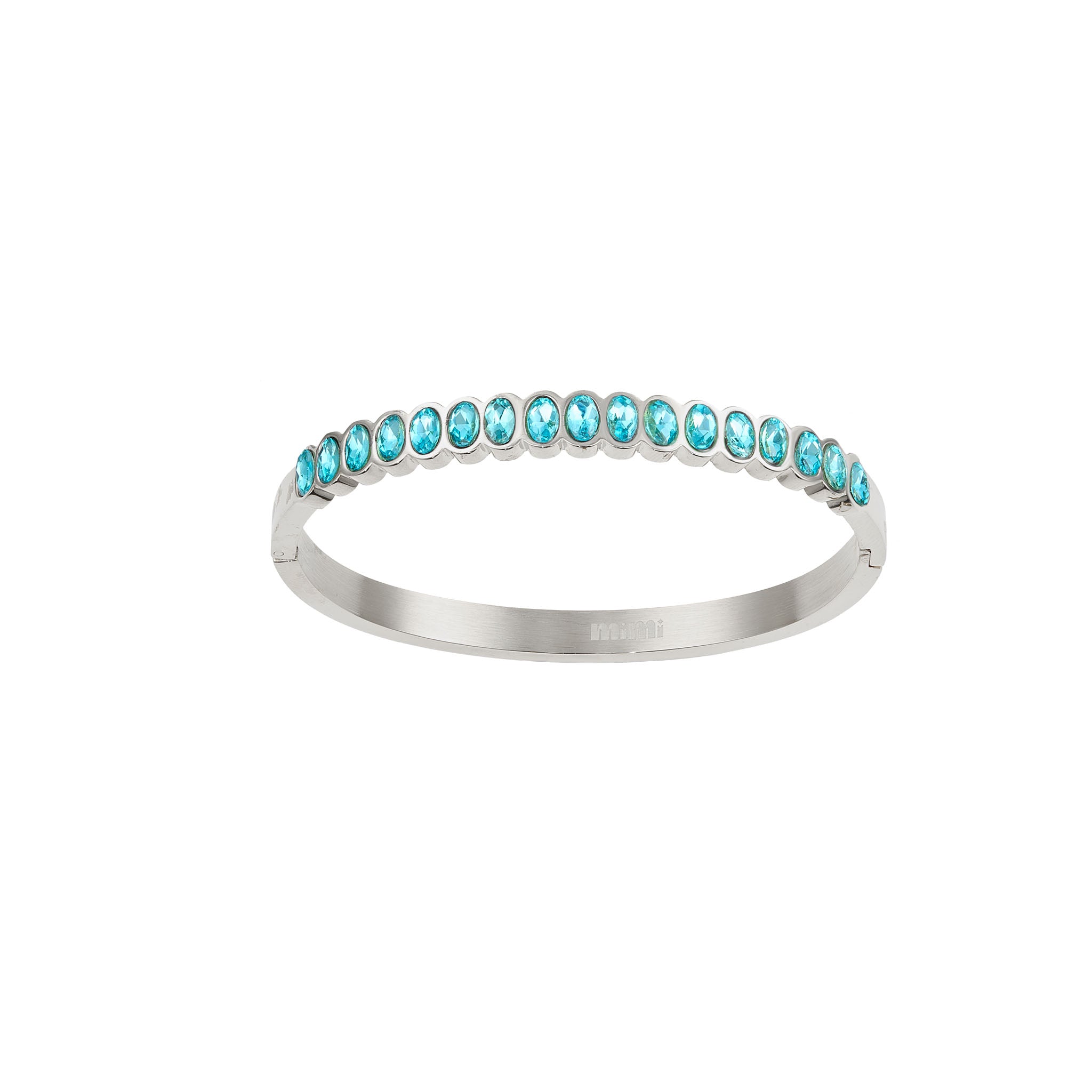 Martha Silver Turquoise Bangle – Bijoux De Mimi