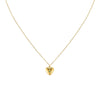 Megan Green Gold Heart Pendant Necklace