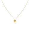 Megan Pink Gold Heart Pendant Necklace