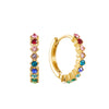 Mimi Gold Rainbow Original Huggie Earrings