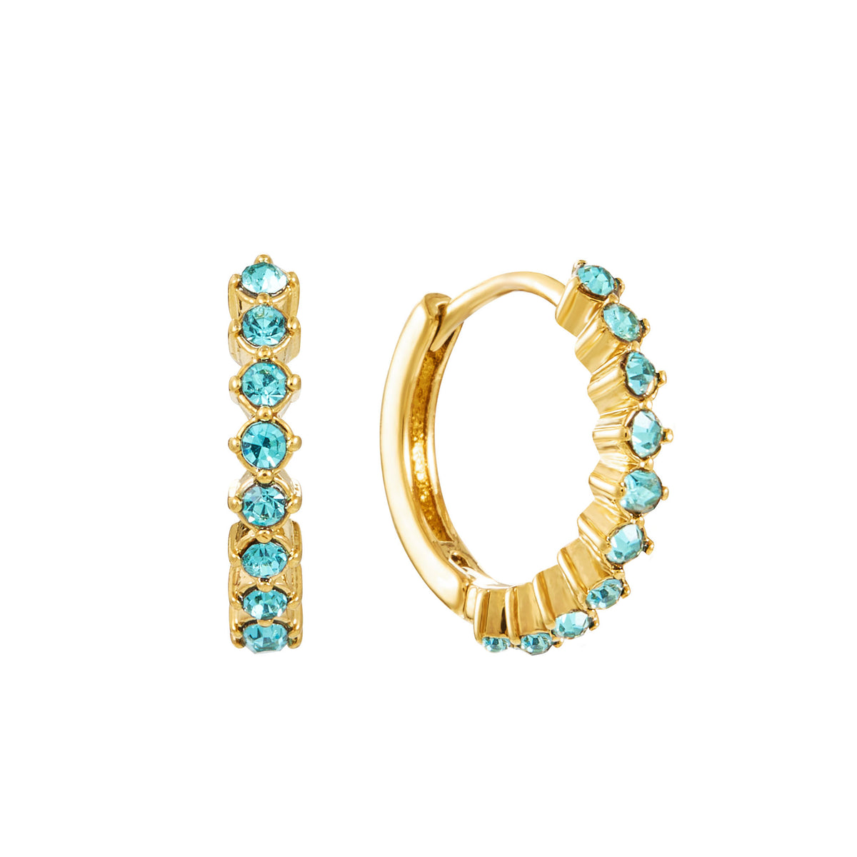 Gold Huggie Earrings