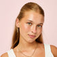 Ellica Gold Crystal Droplet Huggie Earring