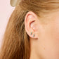 Molly Stud Earrings Gold & Turqouise