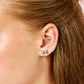Molly Stud Earrings Silver & Blue