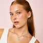 Molly Stud Earrings Silver & Crystal