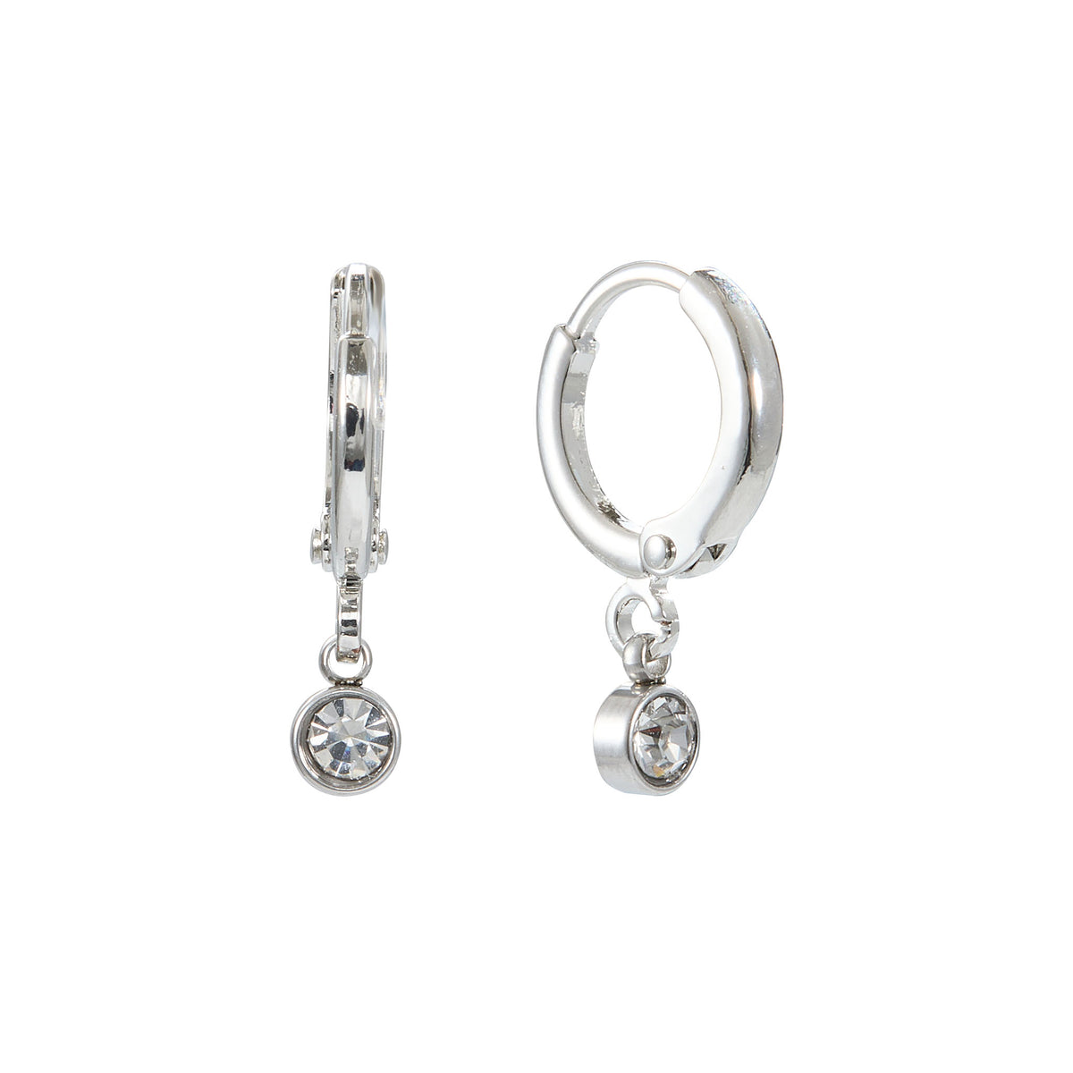Molly Crystal Huggie Earrings